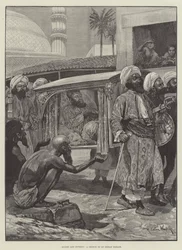 Richesse et pauvreté, une esquisse dans un bazar indien